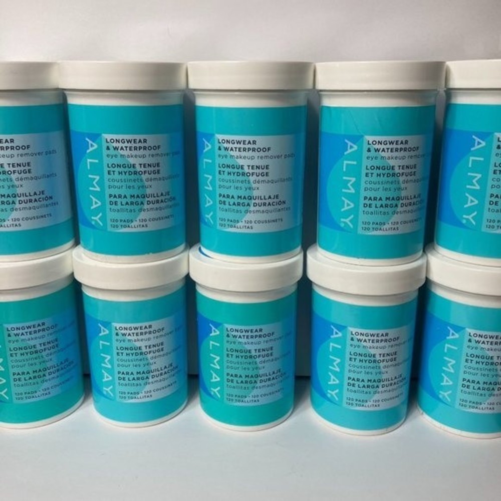 Almay Longwear & Waterproof Makeup Remover Pads DISCONTINUED 10~120ct Tubs